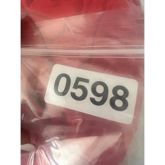 Red Long-Sleeve Backless Criss-Cross Stretchy Mermaid Gown With Elegant Floor-Le - Picture 5 of 7